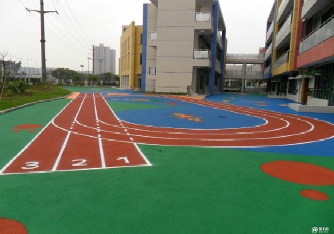 玉環幼兒園塑膠跑道